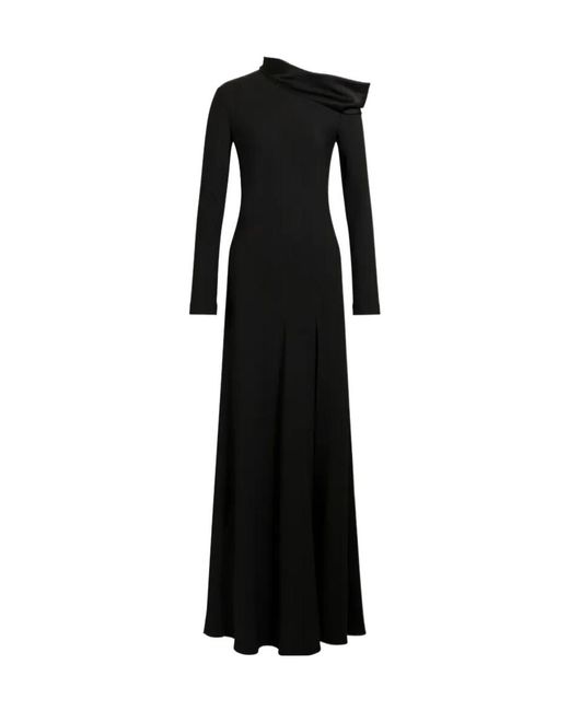 Alberta Ferretti Black Evening Dress