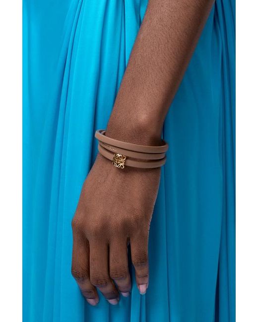 Loewe White Anagram Bombe Twist Bracelet