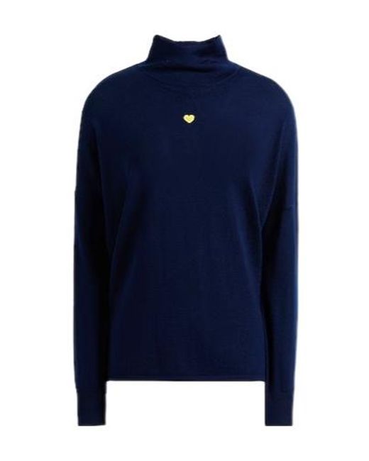 MAX&Co. Blue Turtleneck Sweater