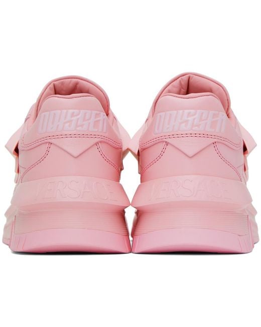Versace Pink Odissea Low-Top Sneakers
