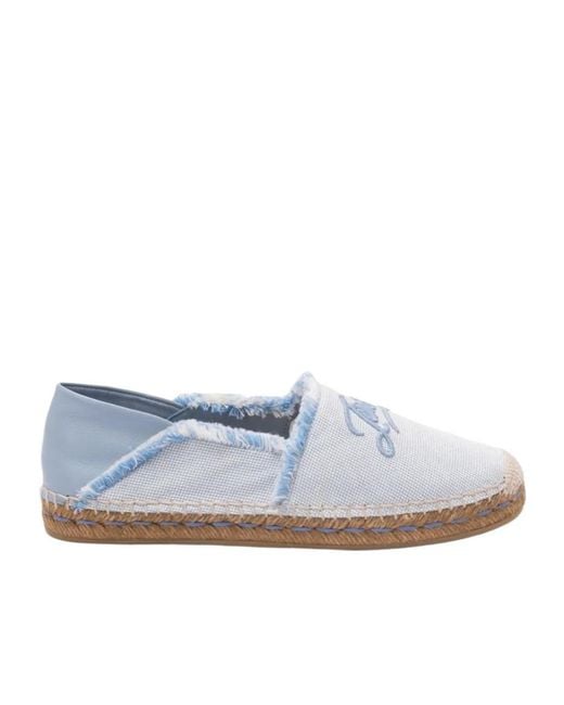 Jimmy Choo White Frayed Logo Espadrilles