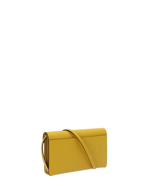Marni Yellow Trunk Two-Tone Leather Bag