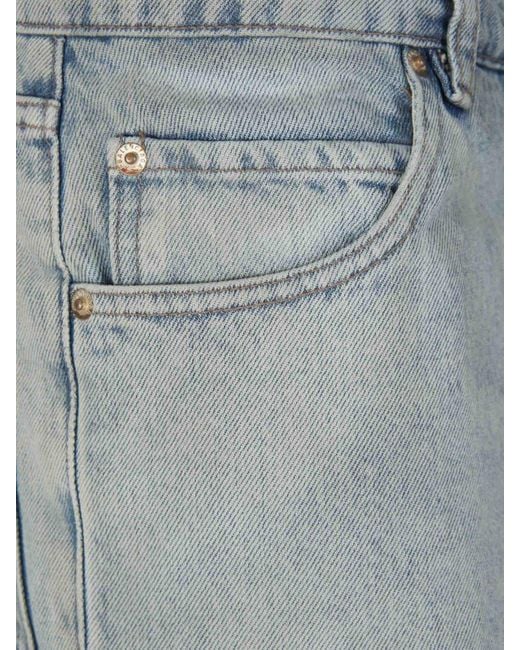 Balenciaga Gray Distressed Straight-Leg Jeans for men