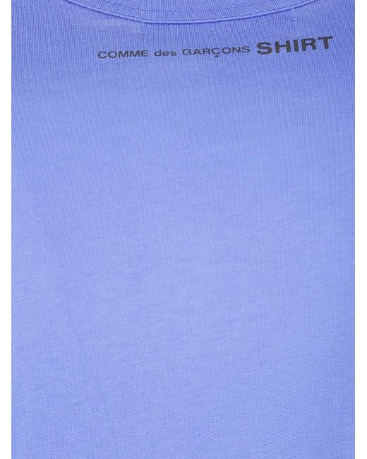 Comme des Garçons Blue T-Shirt Knit for men