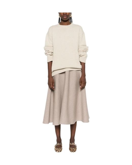 Nanushka Natural Crew-Neck Sweater