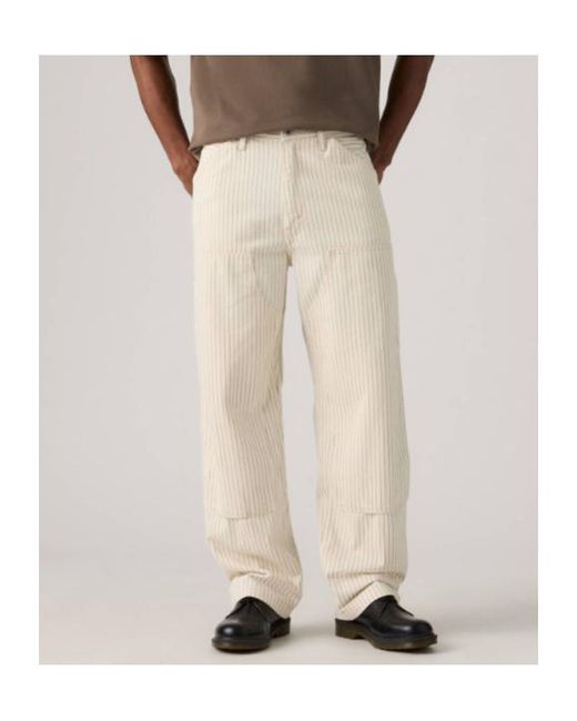 Levi's Natural 568 Loose Straight Double-Knee Carpenter Pants for men