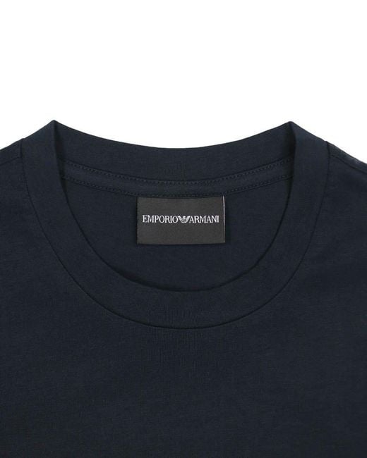 Emporio Armani Black Logo T-Shirt for men
