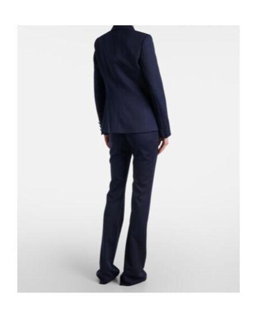 Altuzarra Blue Stretch-Wool Blazer