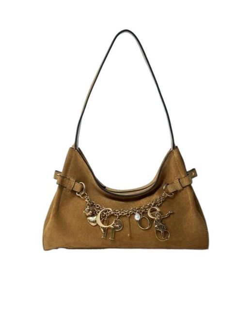 Chloé Metallic Zipper Shoulder Bag