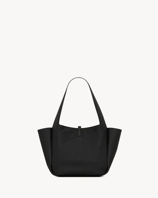 Saint Laurent Black Cabas Medium Tote Bag