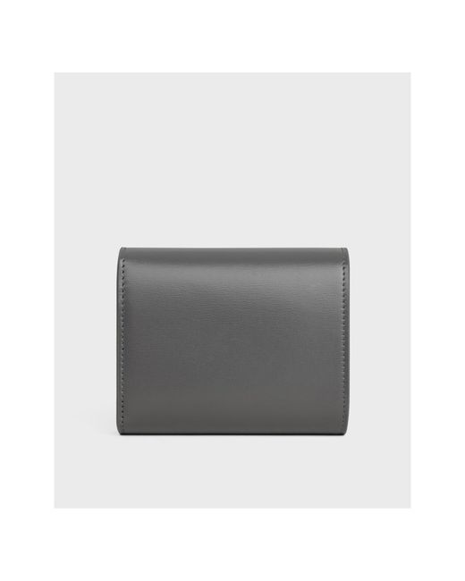 Céline Gray Small Flap Wallet Triomphe
