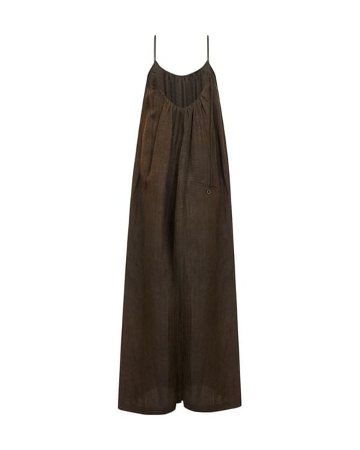 Uma Wang Black Sleeveless Jumpsuit