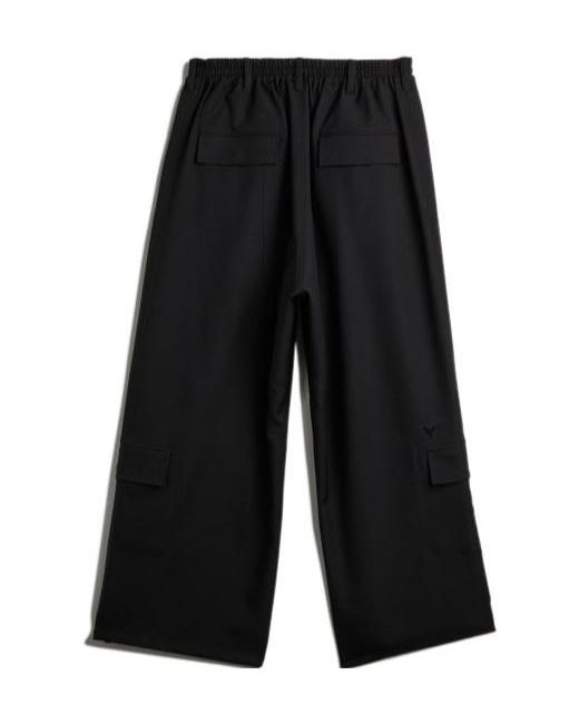 Y-3 Black Sport Uniform Straight Leg Trousers for men