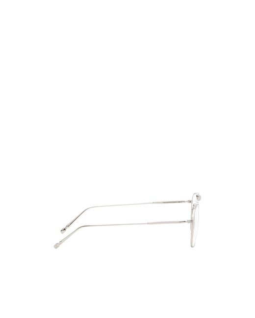 Matsuda White Logo Plain Glasses for men