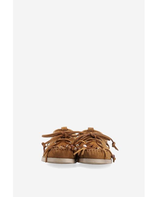 Golden Goose Deluxe Brand Brown Cruise Fringed Loafers