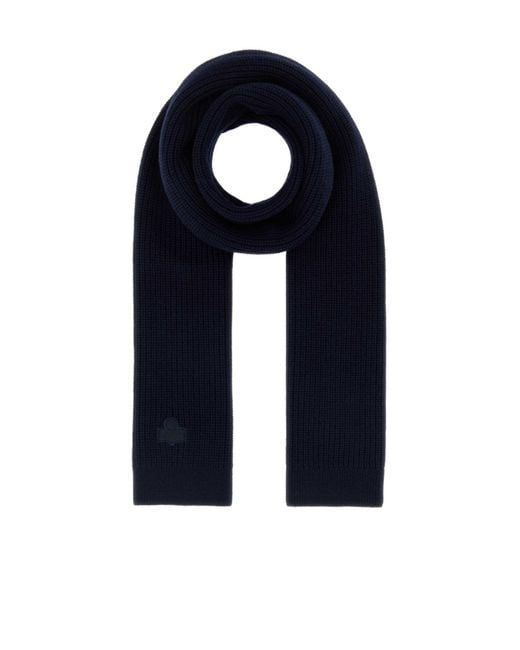 Isabel Marant Blue Ribbed Scarf