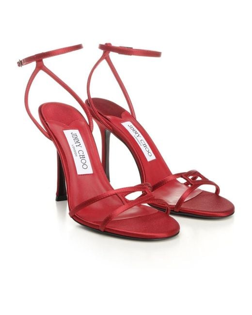 Jimmy Choo Pink Leo 100 Sandals