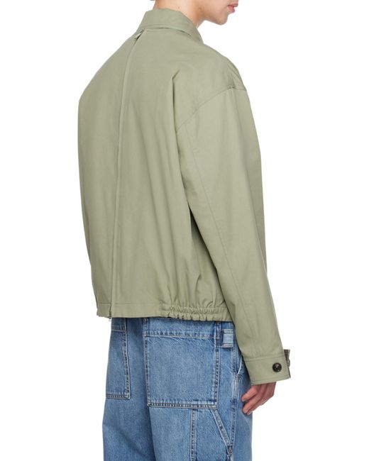 Bottega Veneta Blue Light Cotton Twill Blouson for men