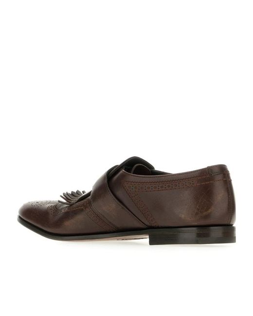 Church's Brown Buckle-Fastening Business Casual Shoes for men