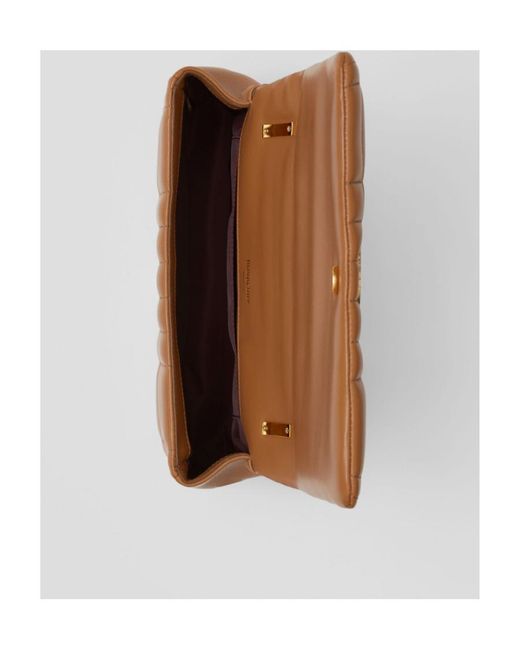 Burberry Brown Tb Plaque Small Lola Shoulder Bag