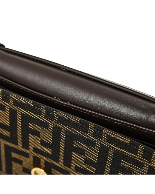 Fendi Black Print Shoulder Bag