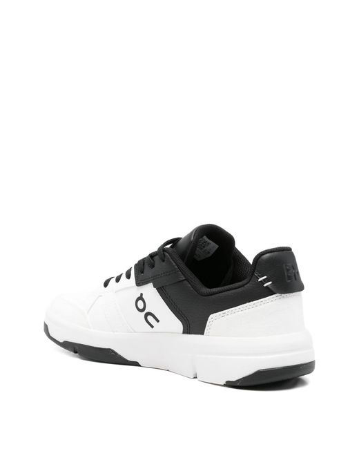 On Shoes White Perforated Sneakers
