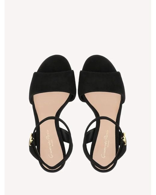 Gianvito Rossi Black Ardéa Studded Platform Sandals