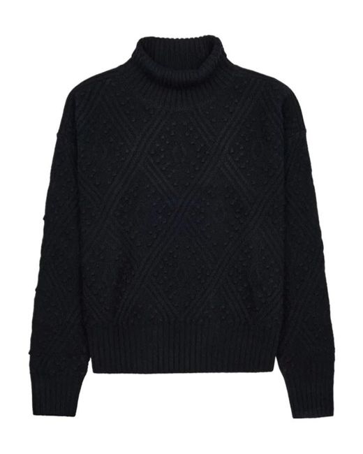 Max Mara Black High-Necked Long-Sleeved Sweater