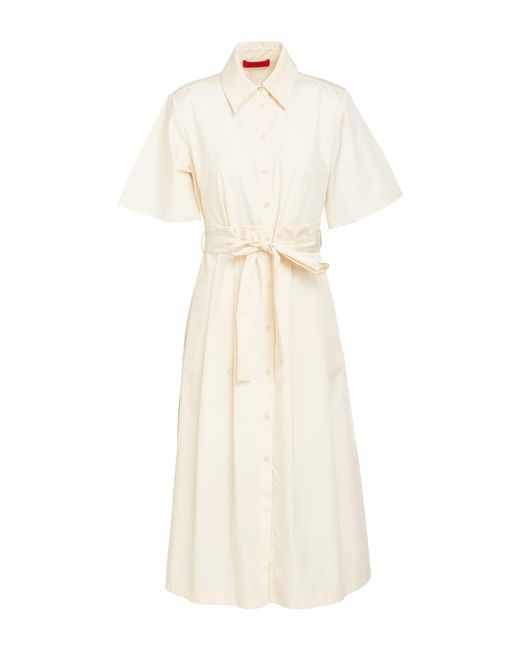 MAX&Co. White Elegant Shirt Dress