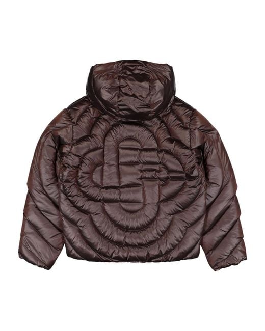 Casablanca Brown Quilted Puffer Jacket for men