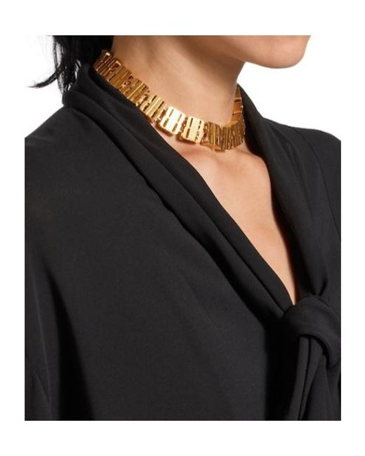 Balenciaga Metallic Nano Link Necklace