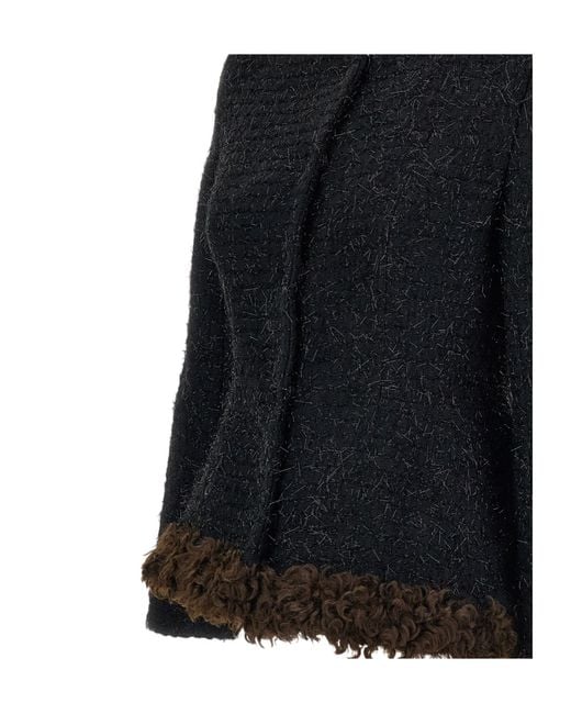 Simone Rocha Black Long-Sleeved Jacket