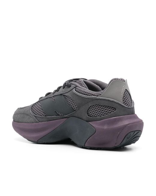 New Balance Gray Laced Sneakers