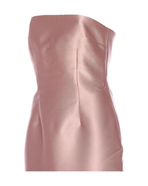 Solace London Pink London Renee Strapless Midaxi Dress