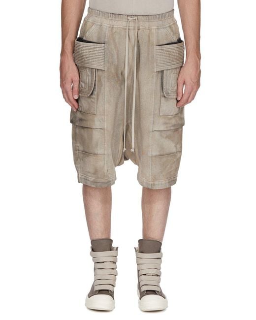 Rick Owens Natural Creatch Cargo Pods for men