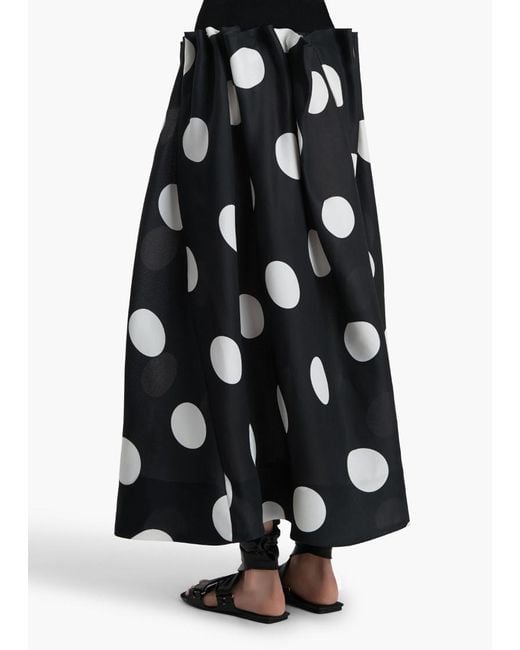 Khaite Black Riley Skirt