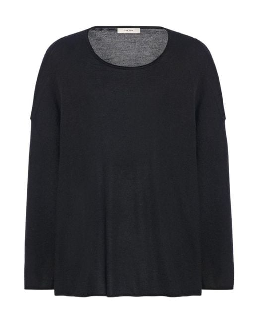 The Row Black Palesi Sweater
