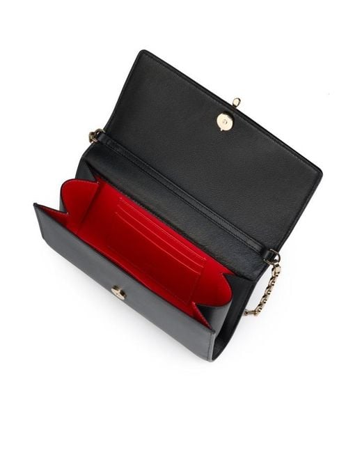 Christian Louboutin Black Snap-Fastened Chain Linked Clutch Bag