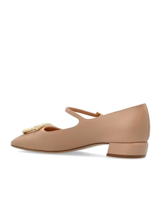 Ferragamo Natural 'Marry' Heel