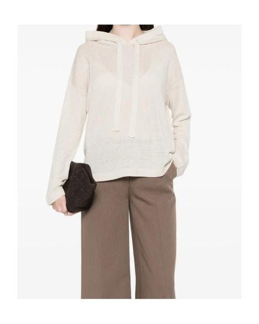 Max Mara White Long-Sleeved Knitwear