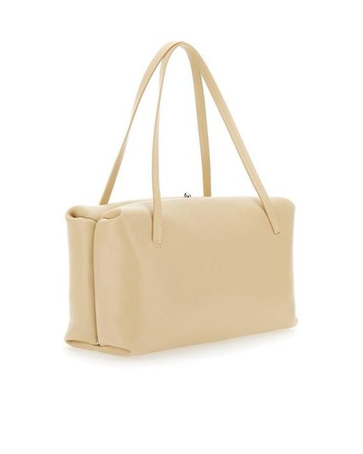 Jil Sander Natural Goji Pillow Medium Shoulder Bag