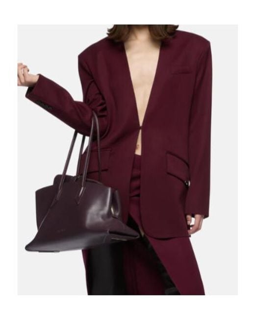 The Attico Purple The Long Sleeved Jacket