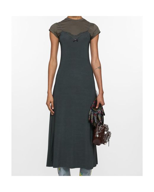 Acne Black Layered Dress