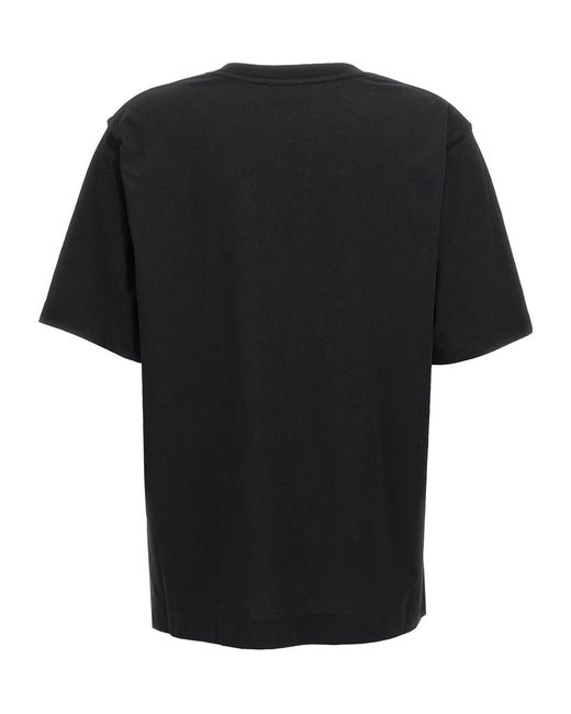 Dries Van Noten Black Crewneck Short-Sleeved T-Shirt