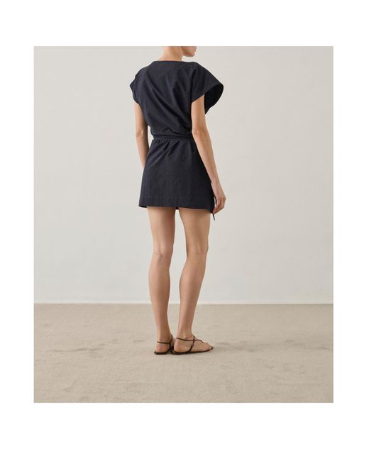 Soeur Blue Ruffled Top