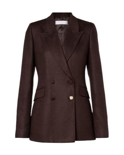 Gabriela Hearst Brown Stephanie Silk Blazer