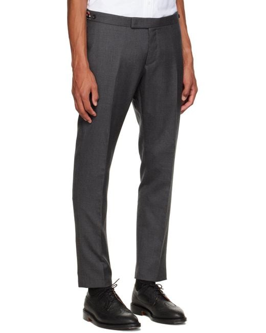 Thom Browne Blue Slim-Cut Single-Breasted Suit for men