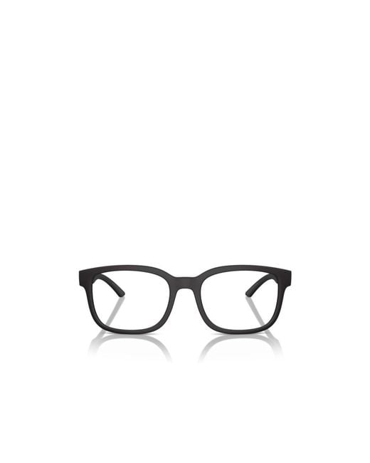Prada Linea Rossa Metallic Prada Eyewear Square Frame Glasses for men