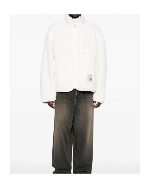 Maison Mihara Yasuhiro White Long-Sleeve Jacket for men