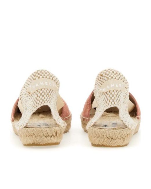 Manebí Natural Flat Espadrilles